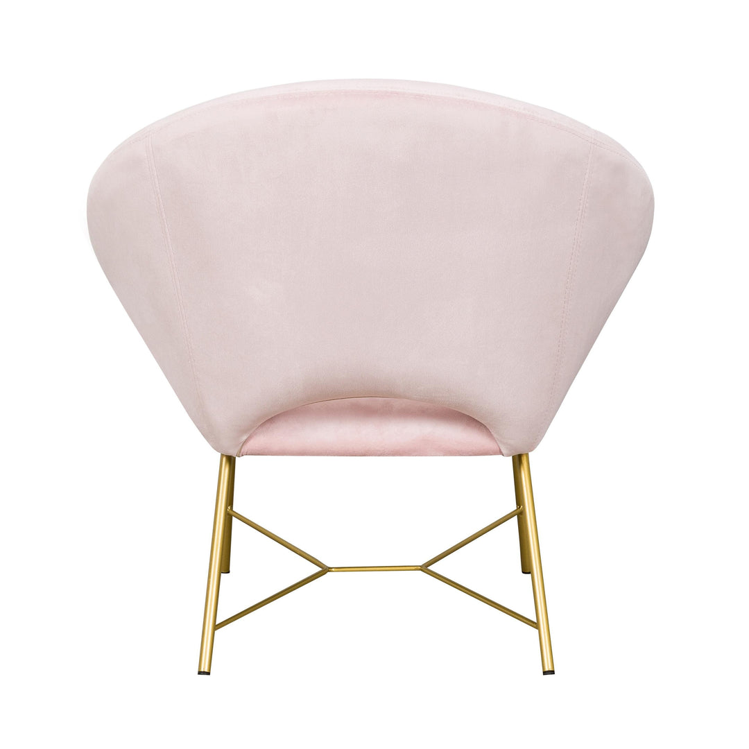 Nolan Blush Velvet Chair