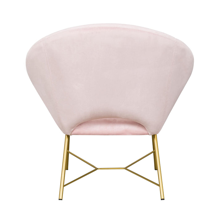 Nolan Blush Velvet Chair