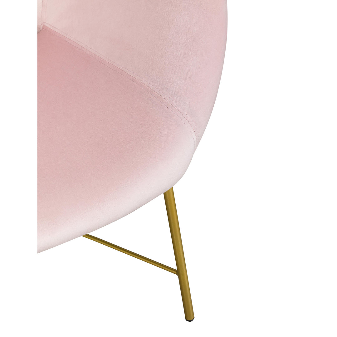 Nolan Blush Velvet Chair