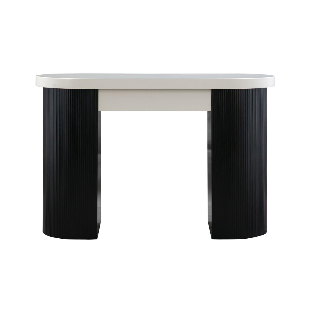 Makai Cream and Charcoal Desk/Console