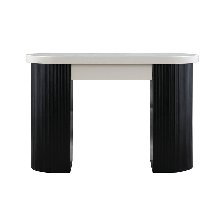 Makai Cream and Charcoal Desk/Console