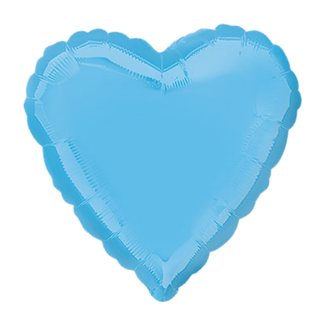 Sky Blue Heart Balloon