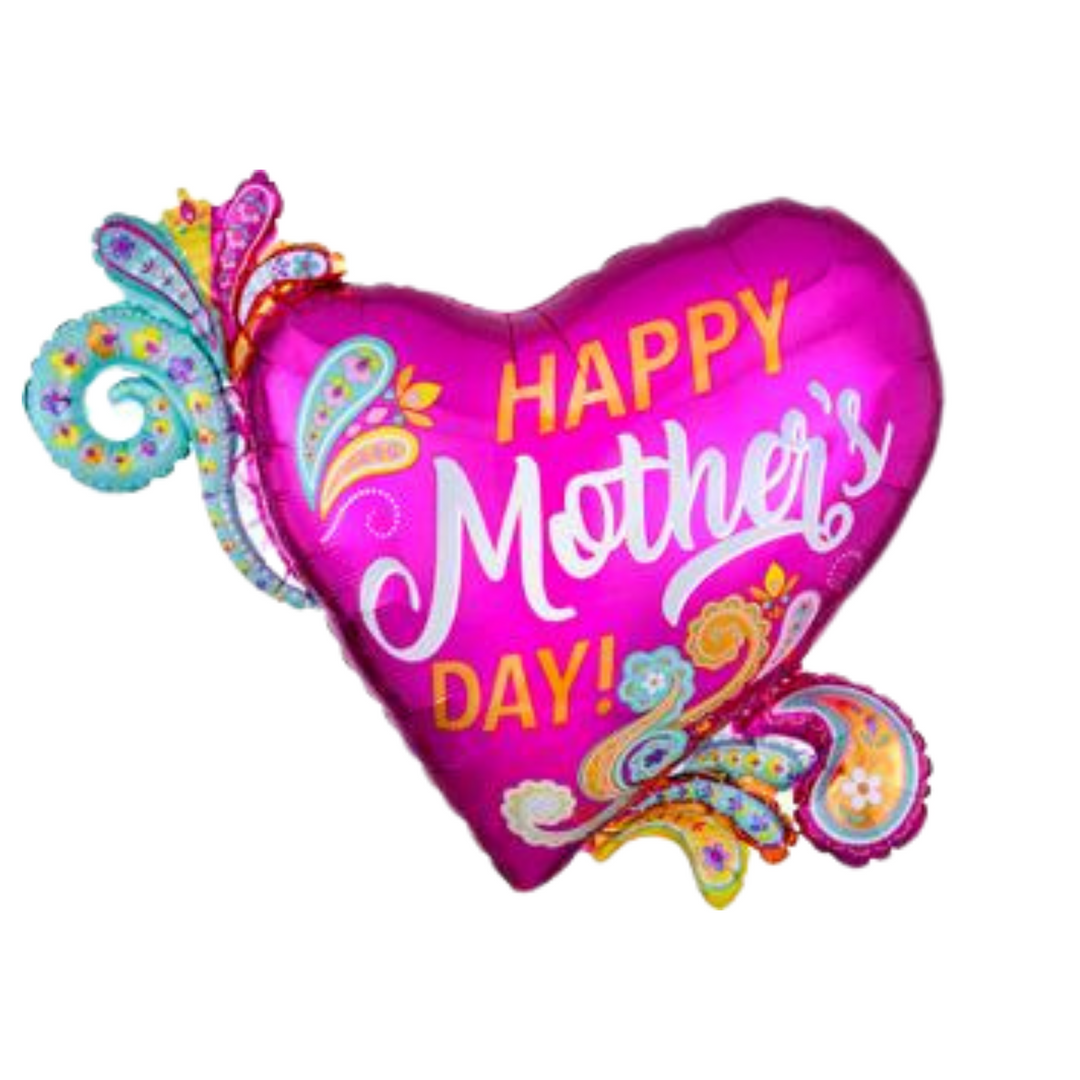 Happy Mother's Day Heart Balloon