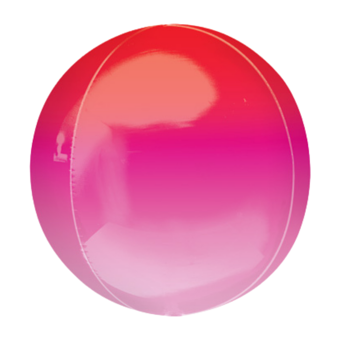 Pink & Red Orb Balloon