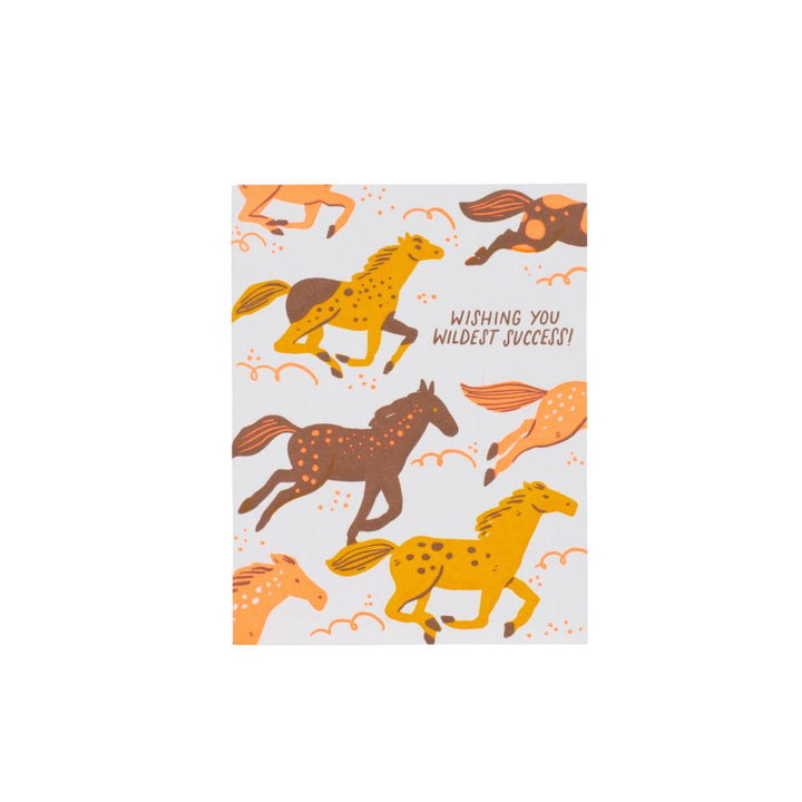 Wild Horses Card