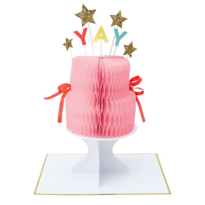Yay for Cake!  Pop-Up Card