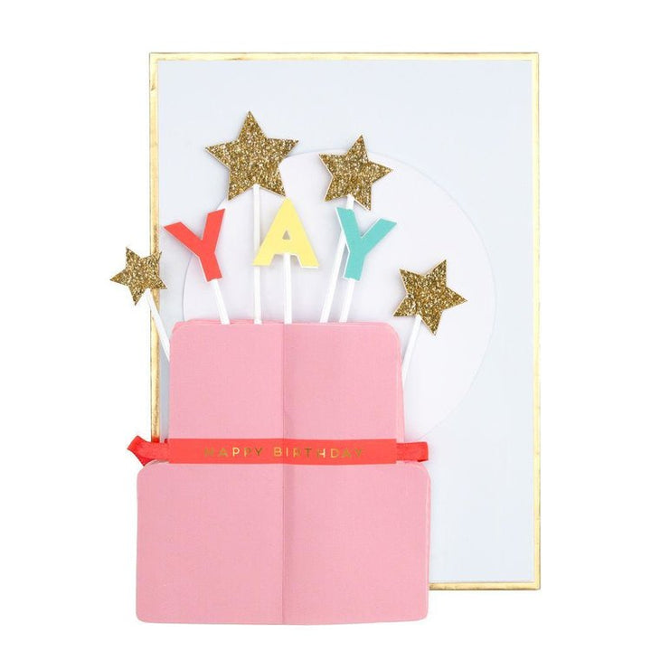 Yay for Cake!  Pop-Up Card