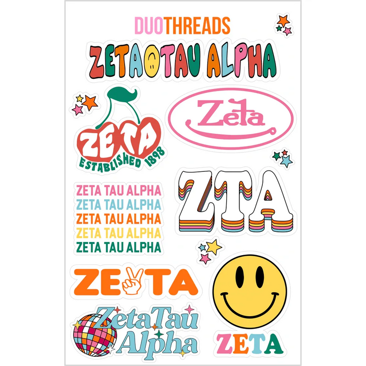 Sorority Sticker Sheet