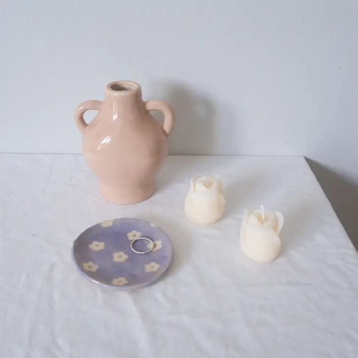 Lavender Petunia Ring Dish