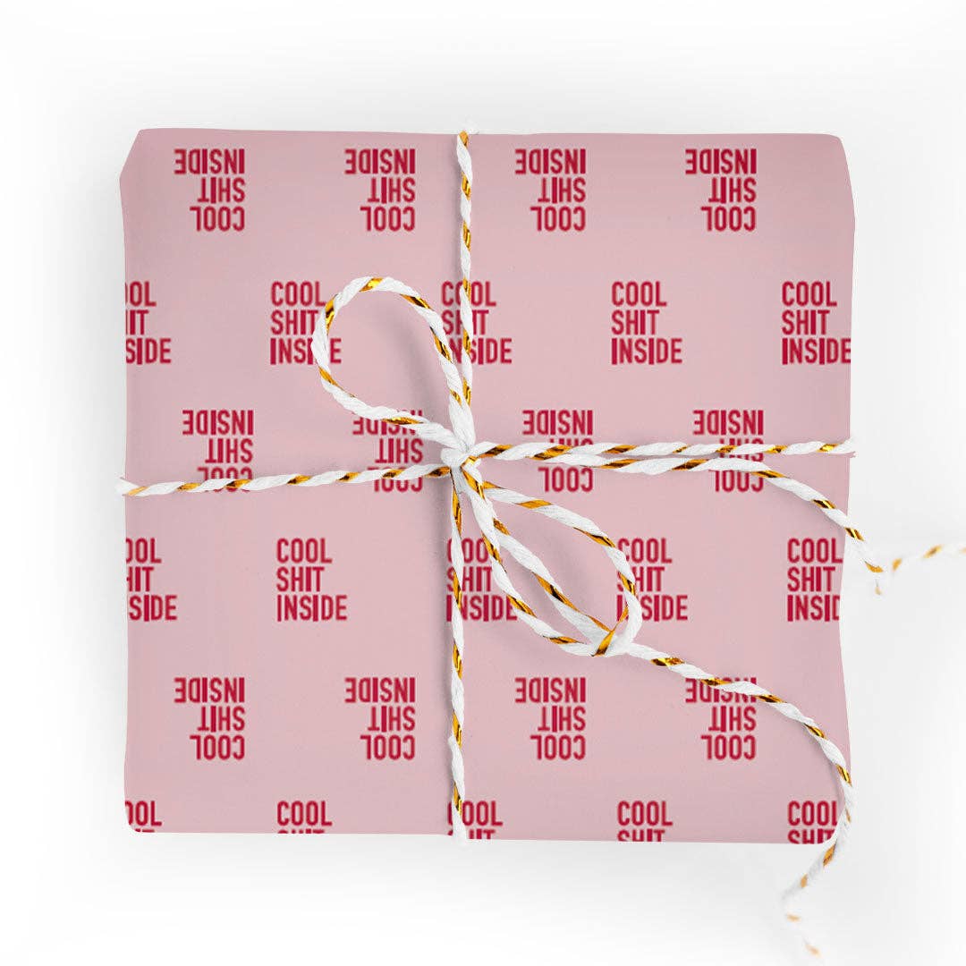 Cool Shit Inside Wrapping Paper