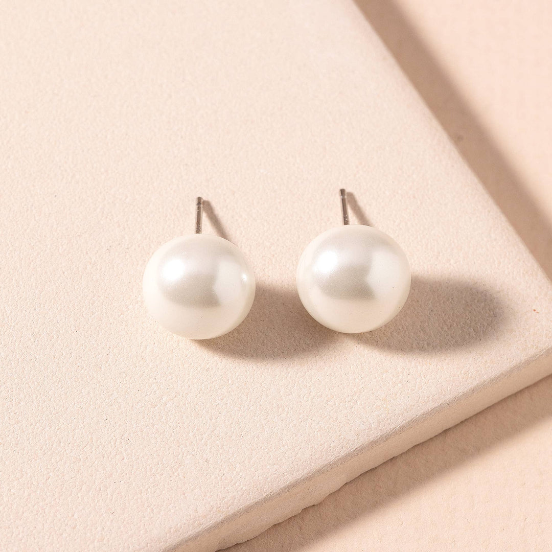 Pearl Stud Earrings