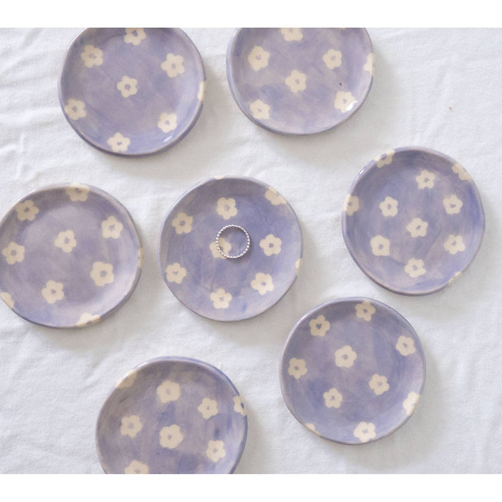 Lavender Petunia Ring Dish