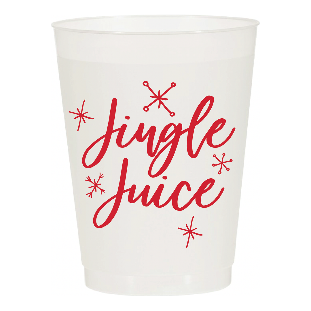 Jingle Juice Christmas Frosted Cups