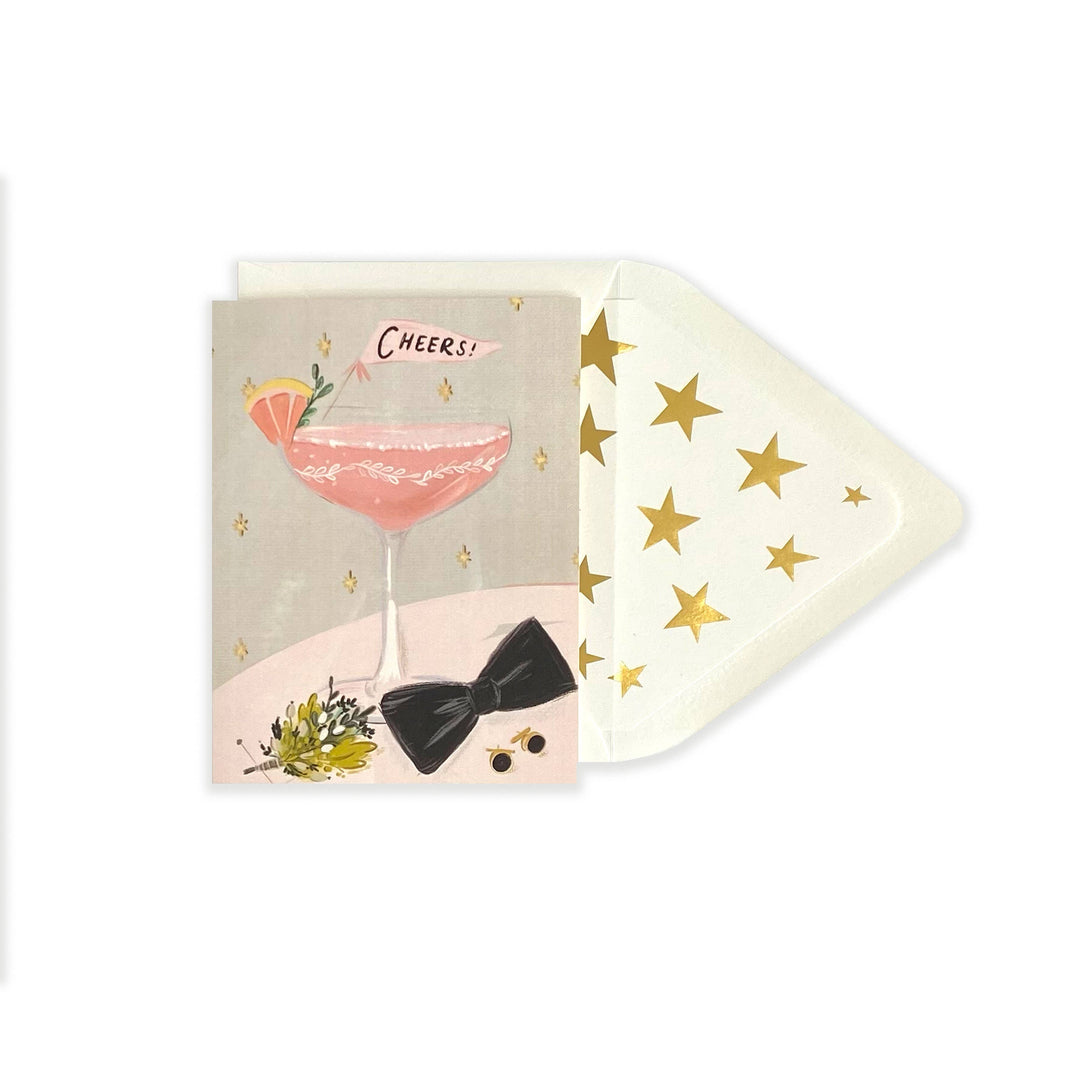 Cheers Party Wedding Card
