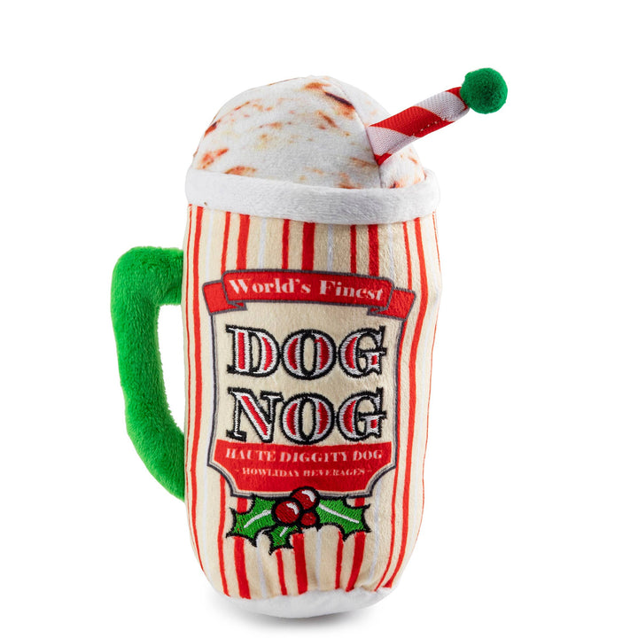 Holiday Dog Nog Christmas Dog Toys