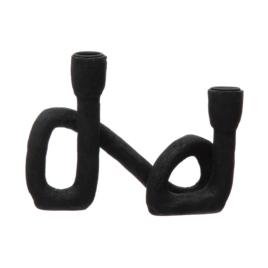 Black Taper Holder