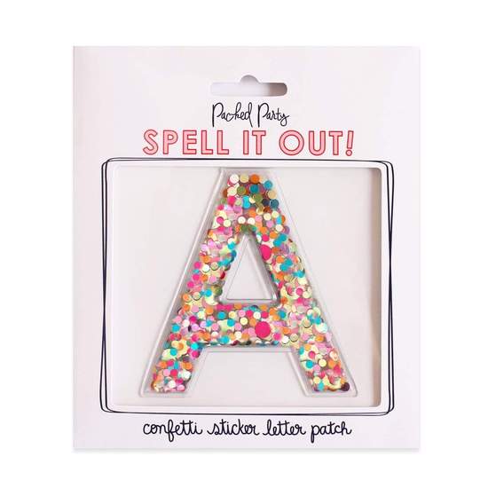 Greek Letter Confetti Sticker