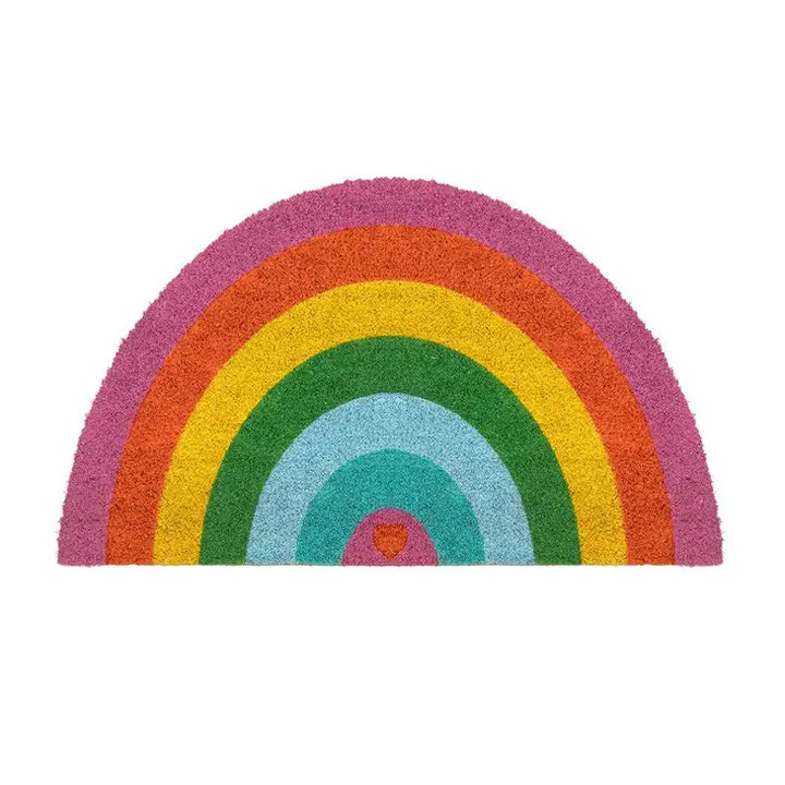 Shaped Rainbow Doormat