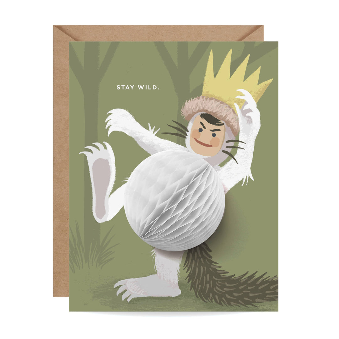 Stay Wild Pop-Up Card