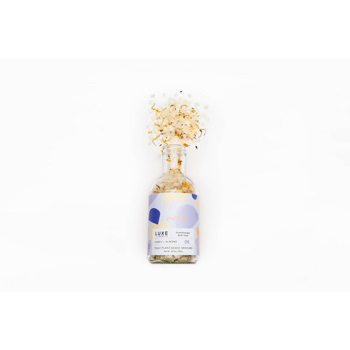 Honey + Almond Aromatherapy Bath Salt Soak