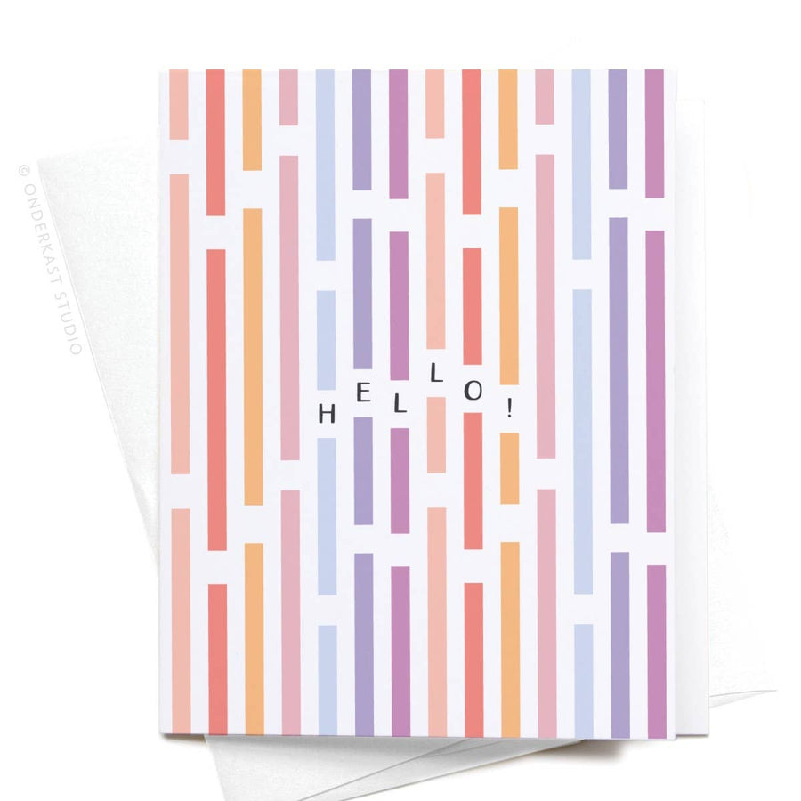 hello greeting card