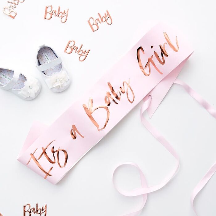 It's a Baby Girl Sash