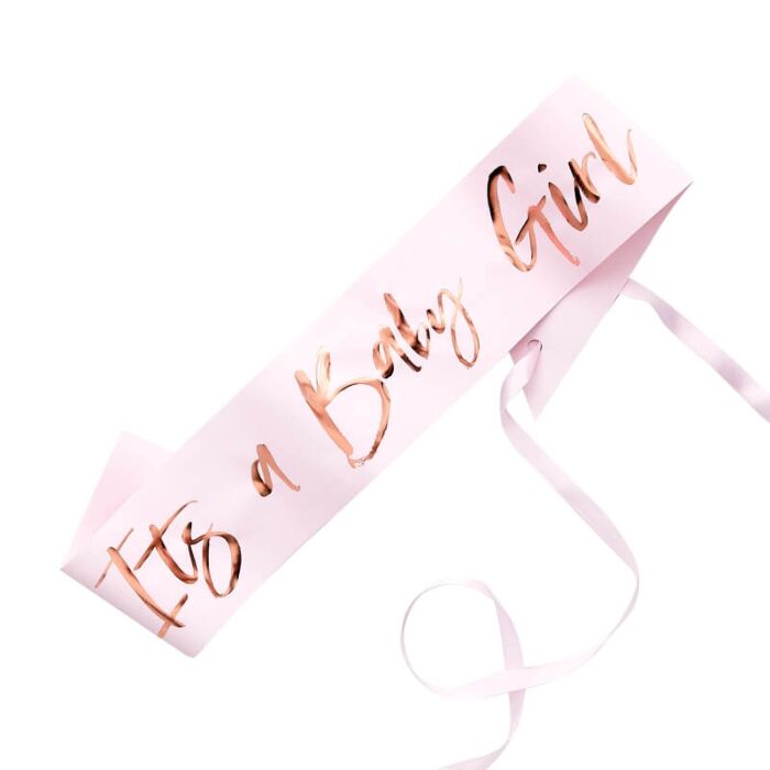 It's a Baby Girl Sash
