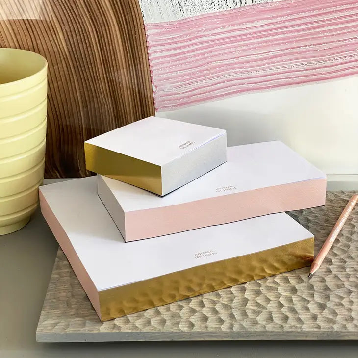 Gold Edge Large Notepad