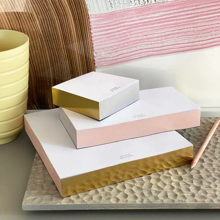 Gold Edge Large Notepad