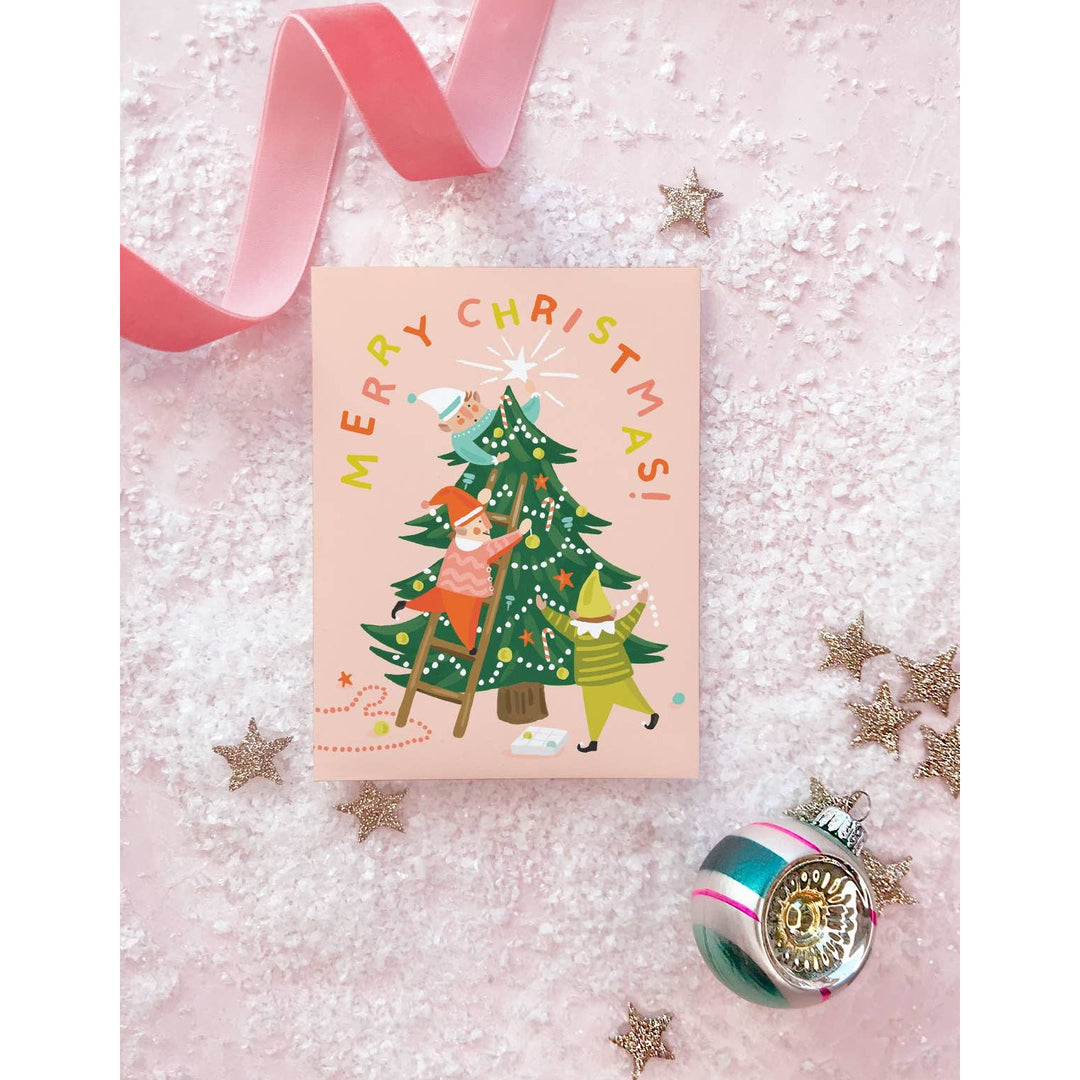 Elf Tree Card