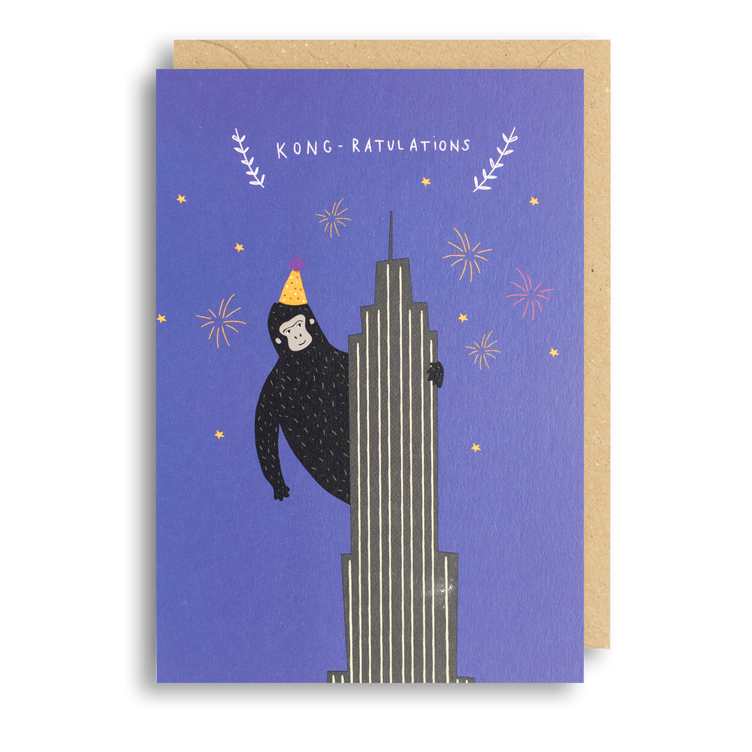 Kong-ratulations Card