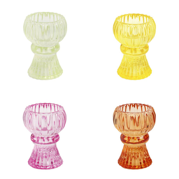 glass candlestick