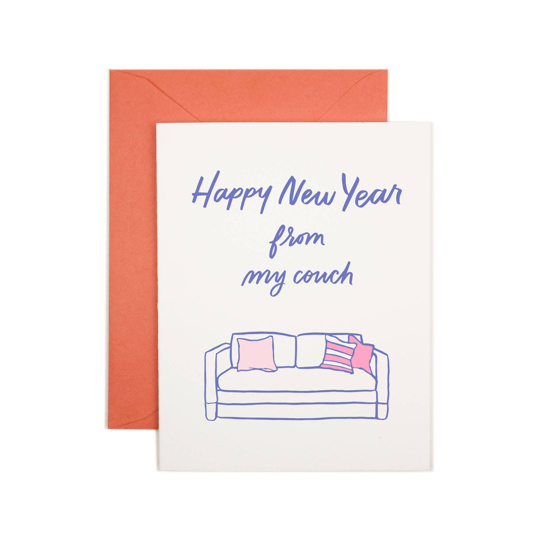 Couch NYE - Letterpress Card