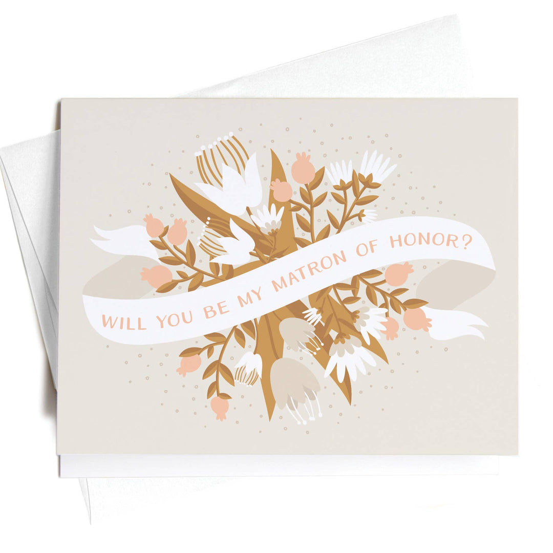Will You Be My Matron of Honor? Card