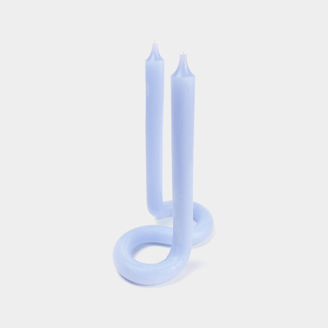 Light Lavender Twist Candle Sticks