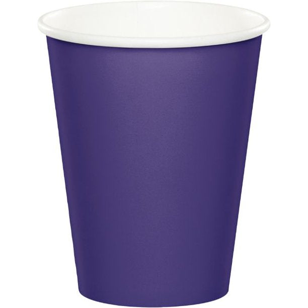Purple Hot & Cold Cups (24 qty)