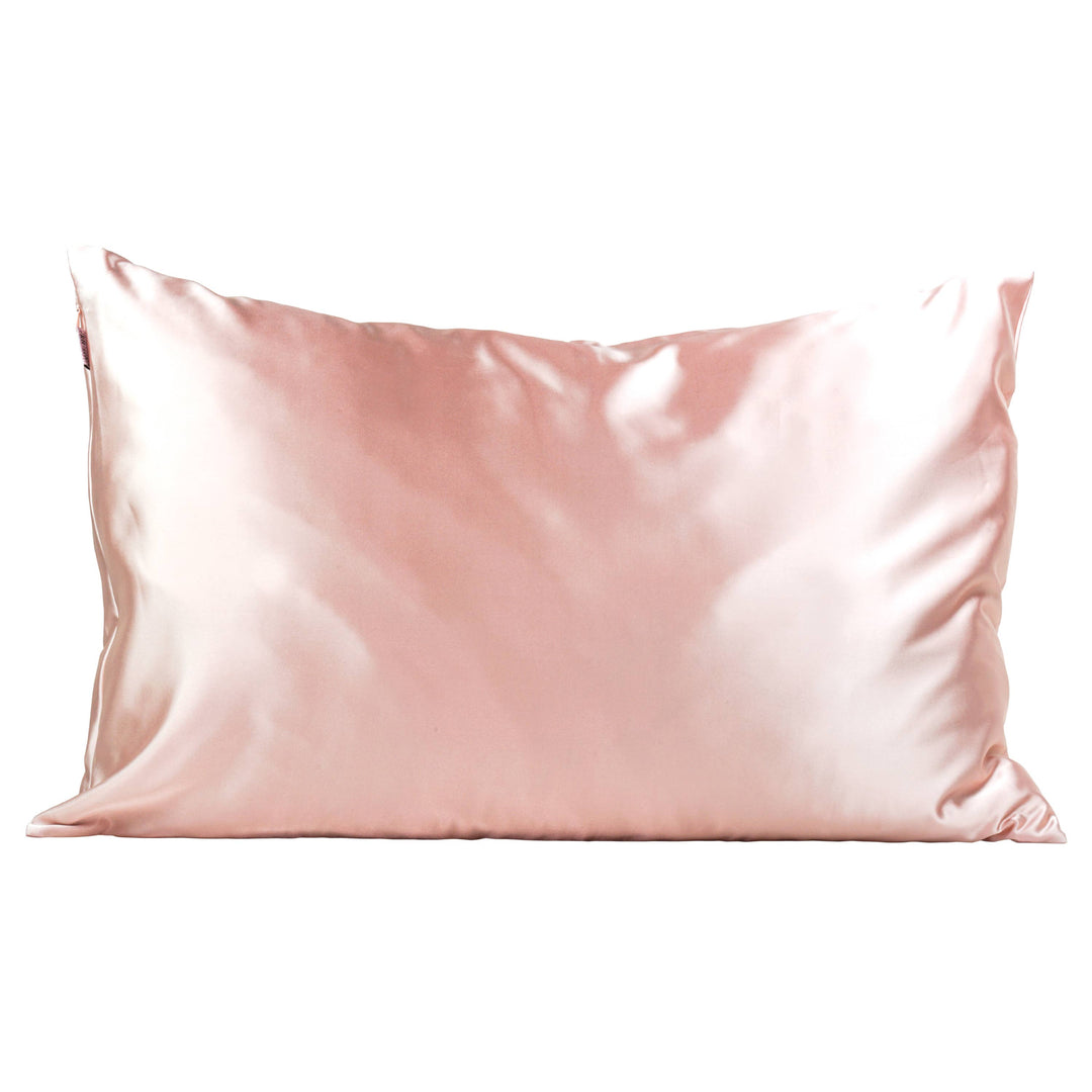 Silk Satin Pillowcase Better Sleep Hair Health Pink Blush
