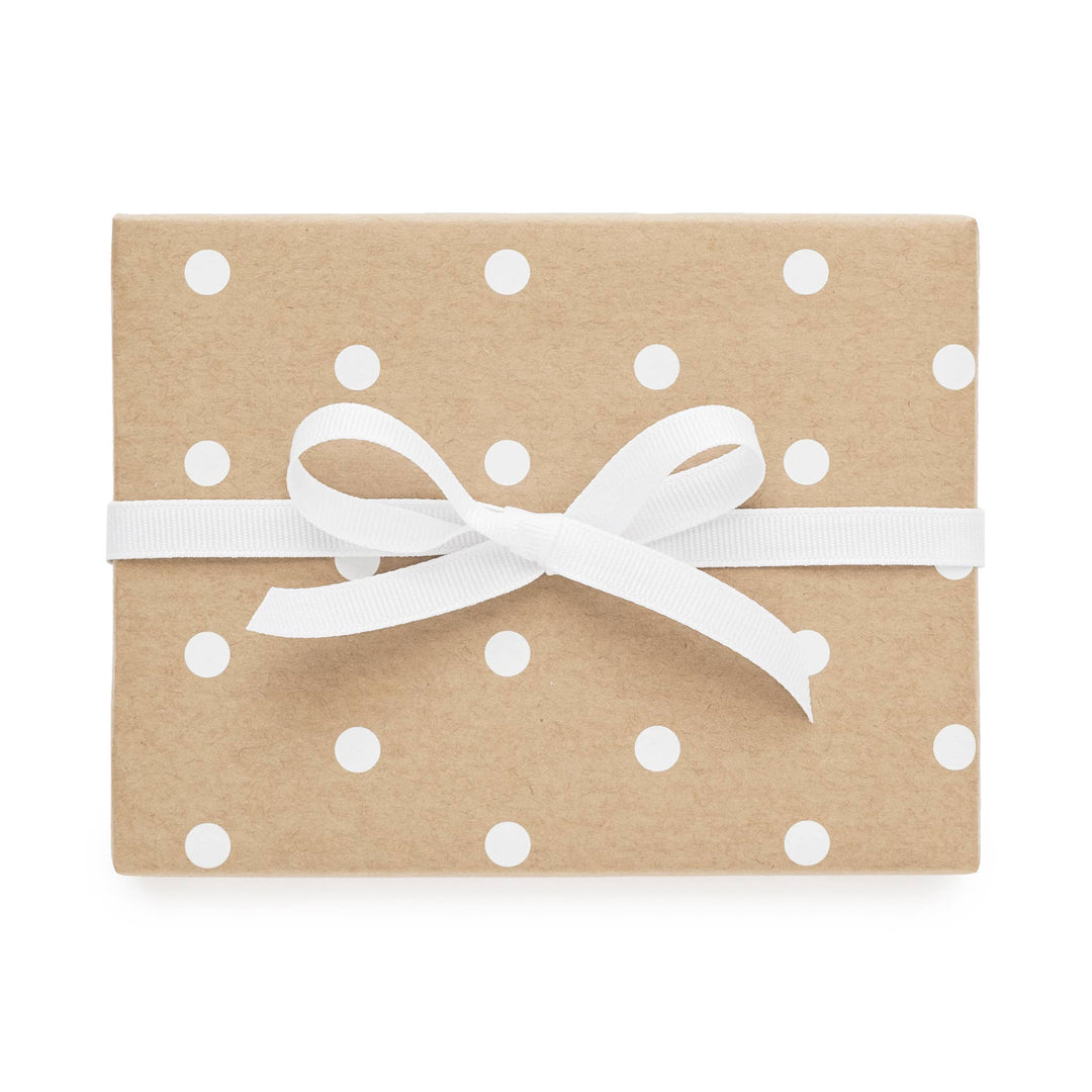 Kraft Polka Dot Gift Wrap Roll