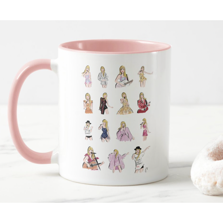Taylor Swift Eras Tour Outfits Coffee Mug