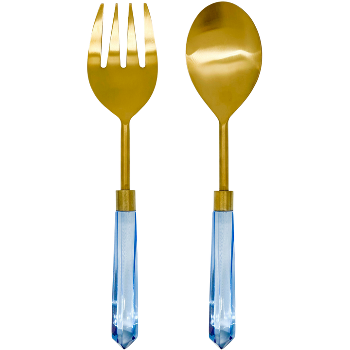 Light Blue Acrylic Serving Set