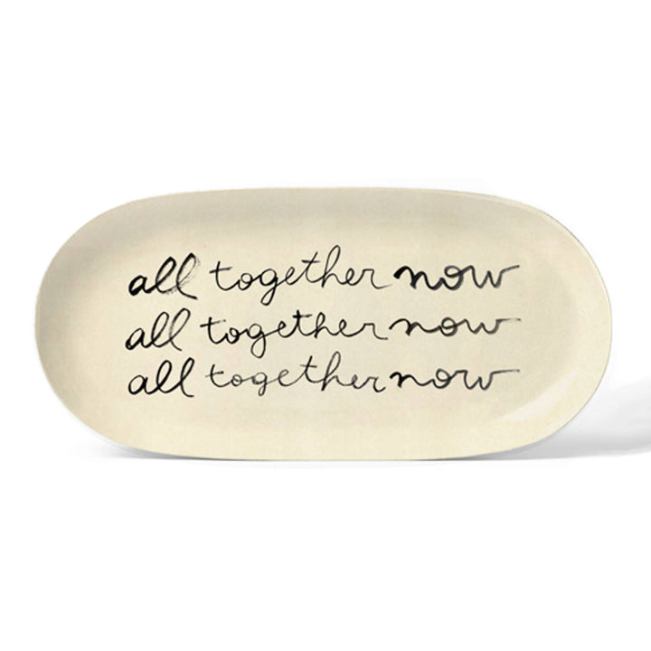 All Together Now Enamel Printed Tray