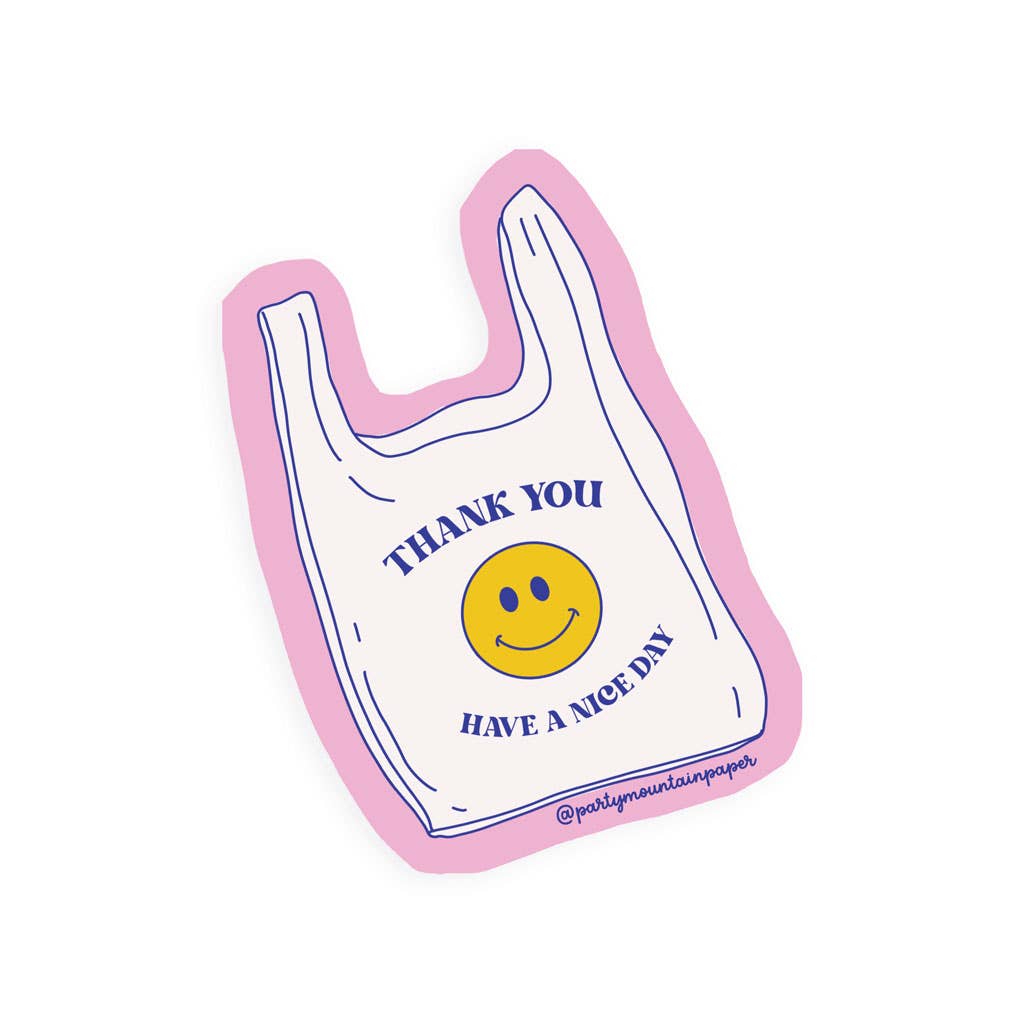 Thank You Bag Sticker