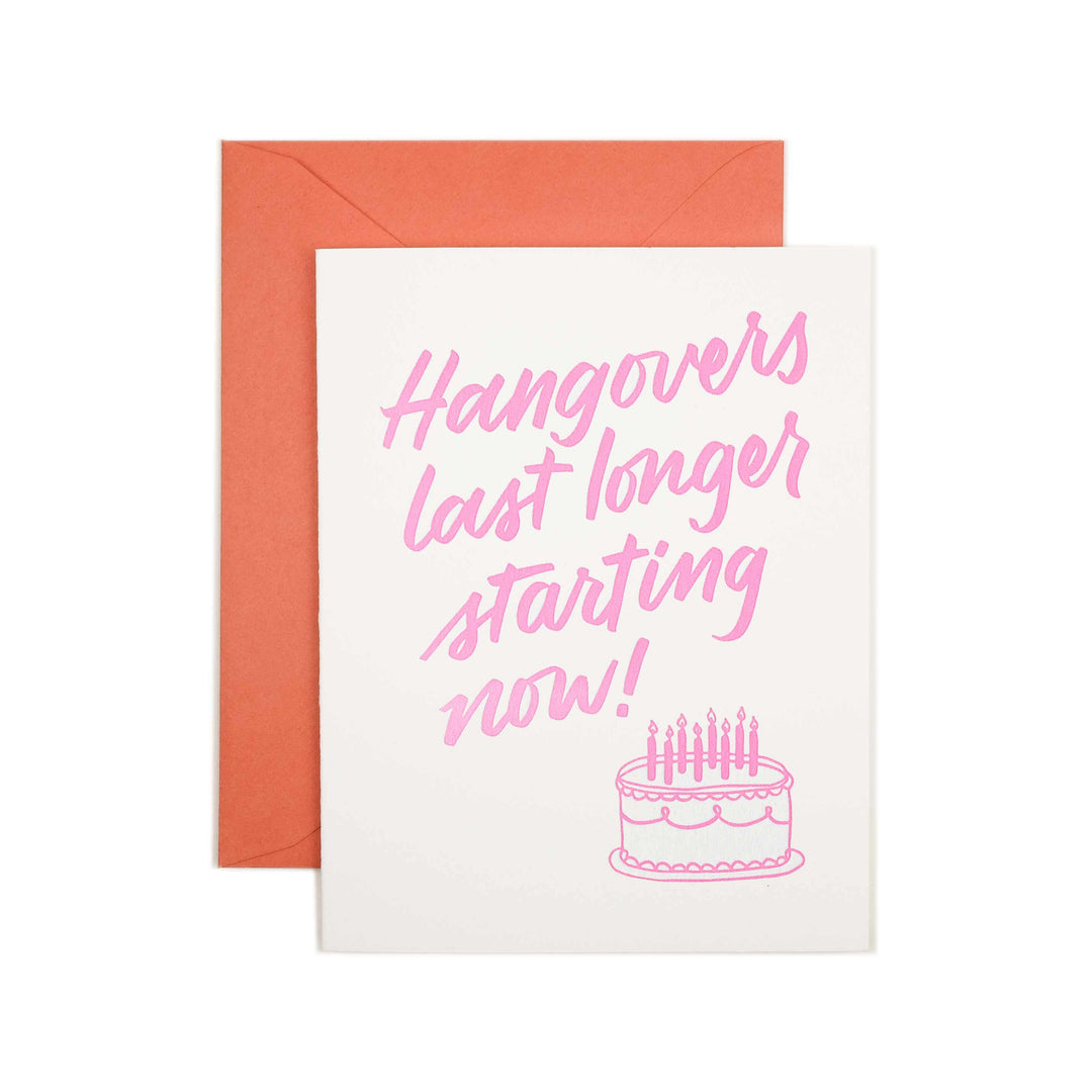 Hangover Humor Birthday Card