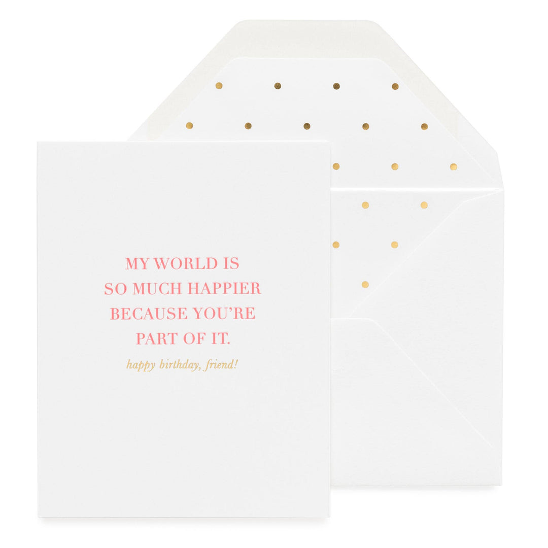 My World is Happier Card