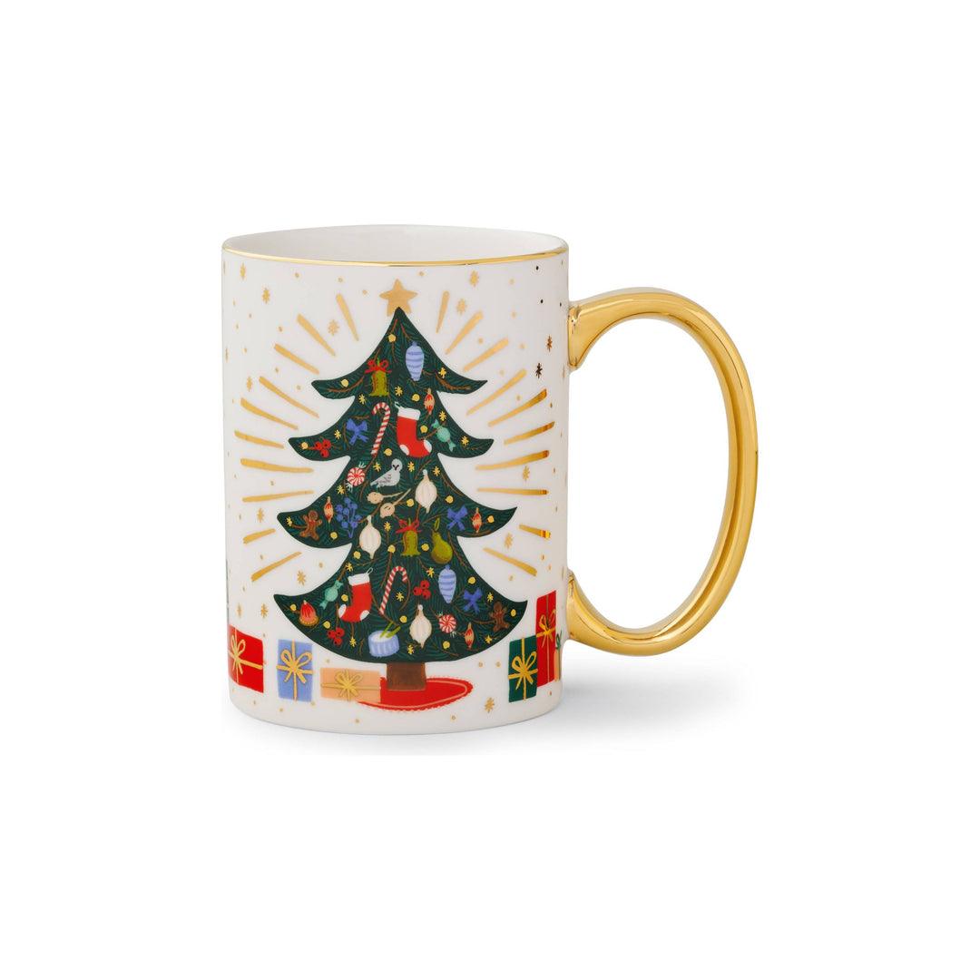 Holiday Tree Porcelain Mug