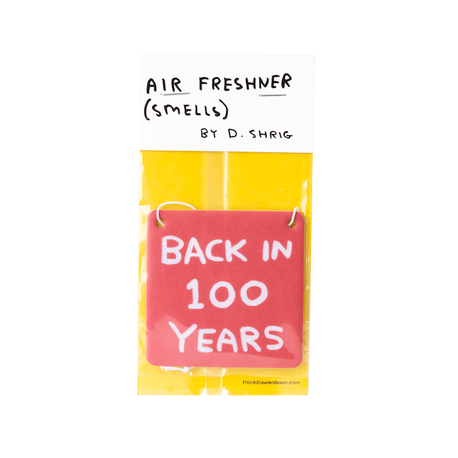 Back in 100 Years Air Freshener