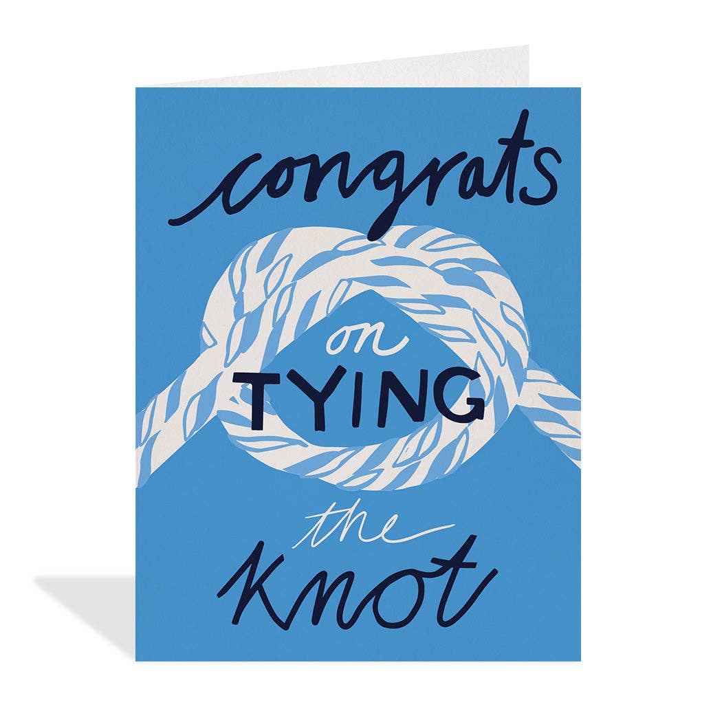 Tying the Knot Wedding Card