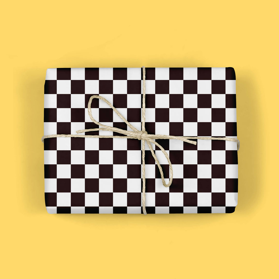 Classic Checkerboard Gift Wrap