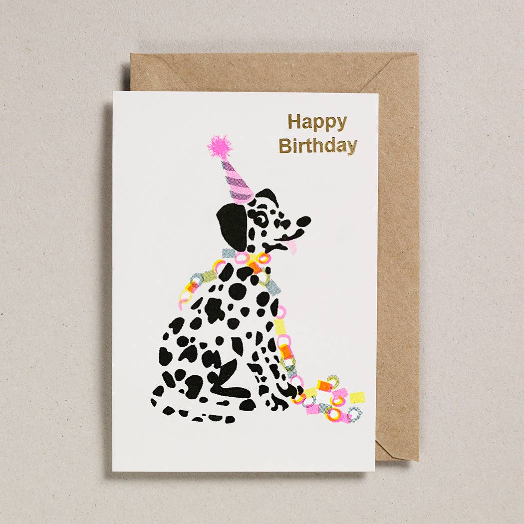 Happy Birthday Dalmatian Cards