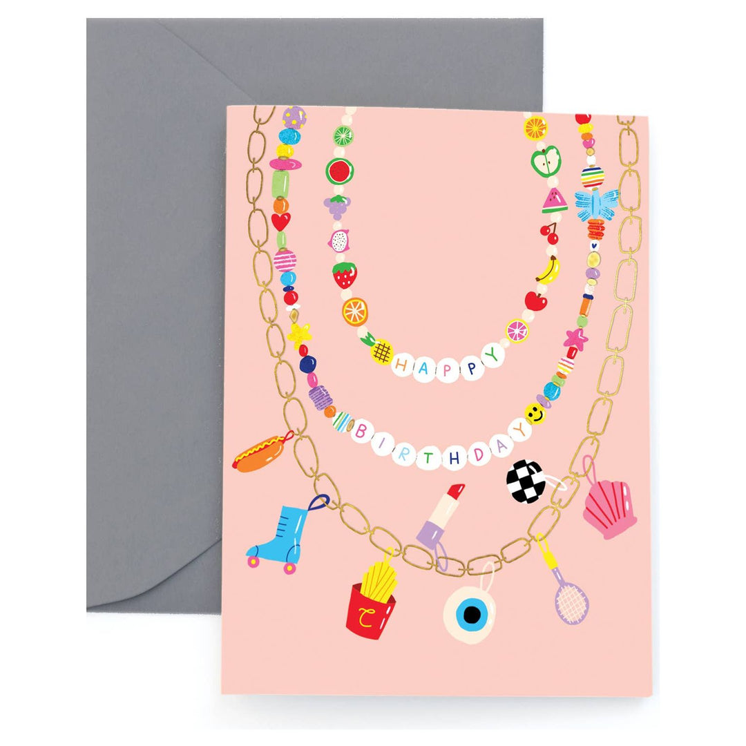 Festival Beads Birthday Card
